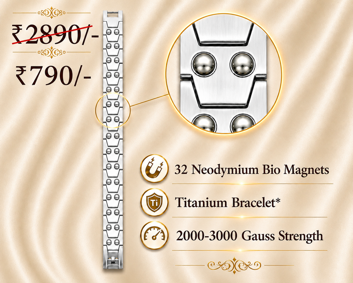 Q-RAY Bio Magnetic Titanium Bracelet