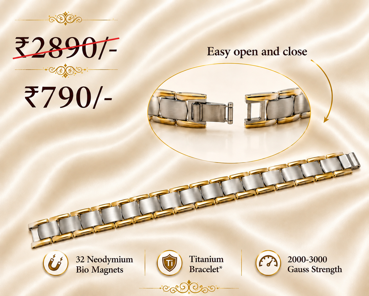 Q-RAY Bio Magnetic Titanium Bracelet
