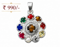 Navratna Divine Energy Pendant