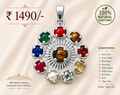 Navratna Divine Energy Pendant