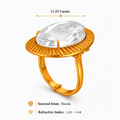 White Topaz Ring