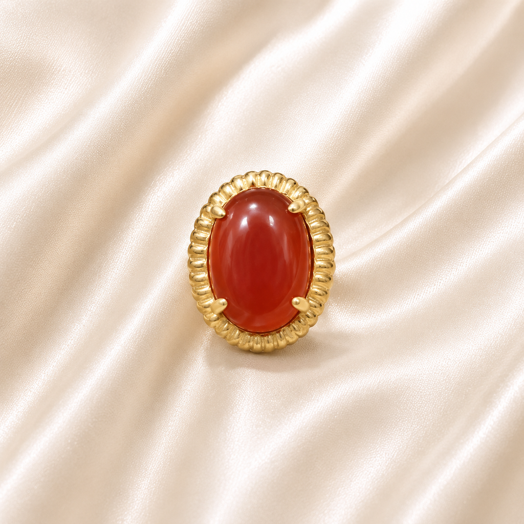 Hessonite Ring
