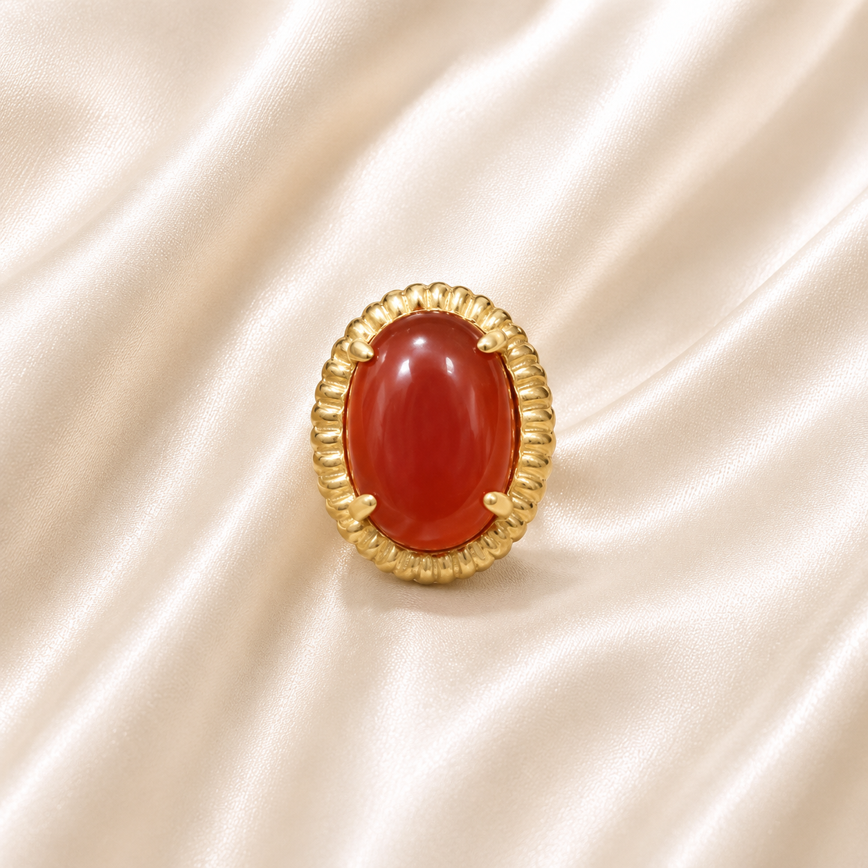 Hessonite Ring