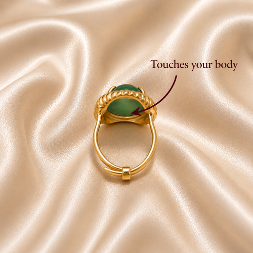 Green Topaz Ring