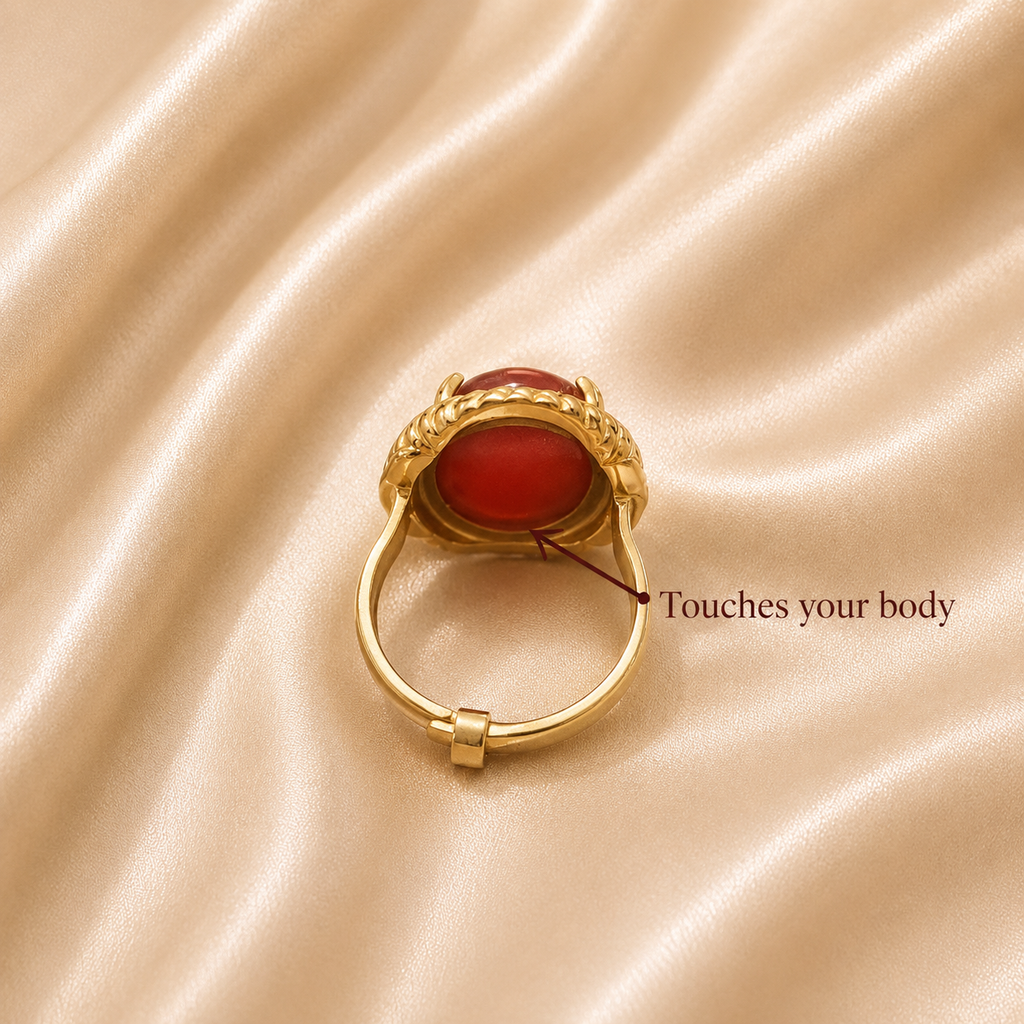 Hessonite Ring