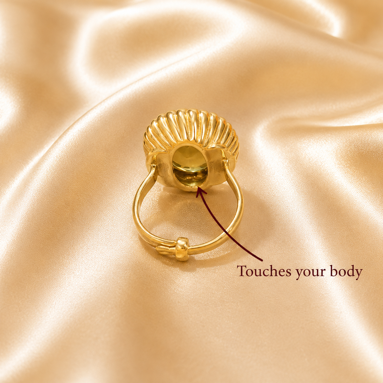 Yellow Topaz Ring