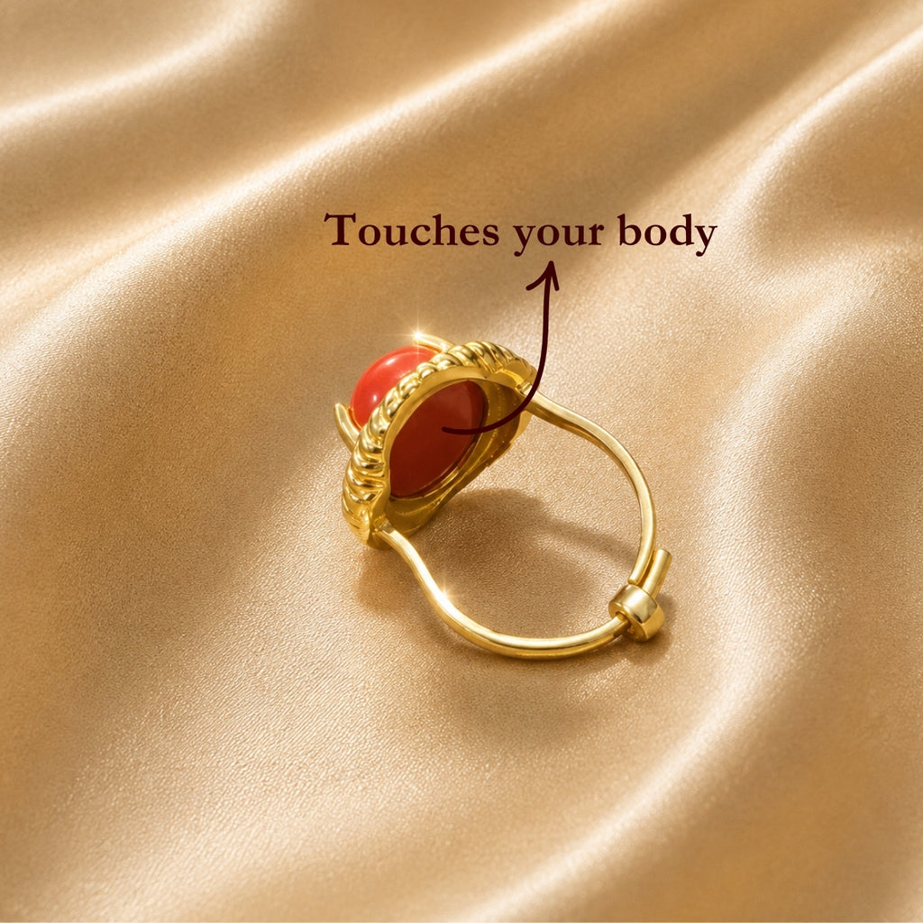 Red Coral Ring