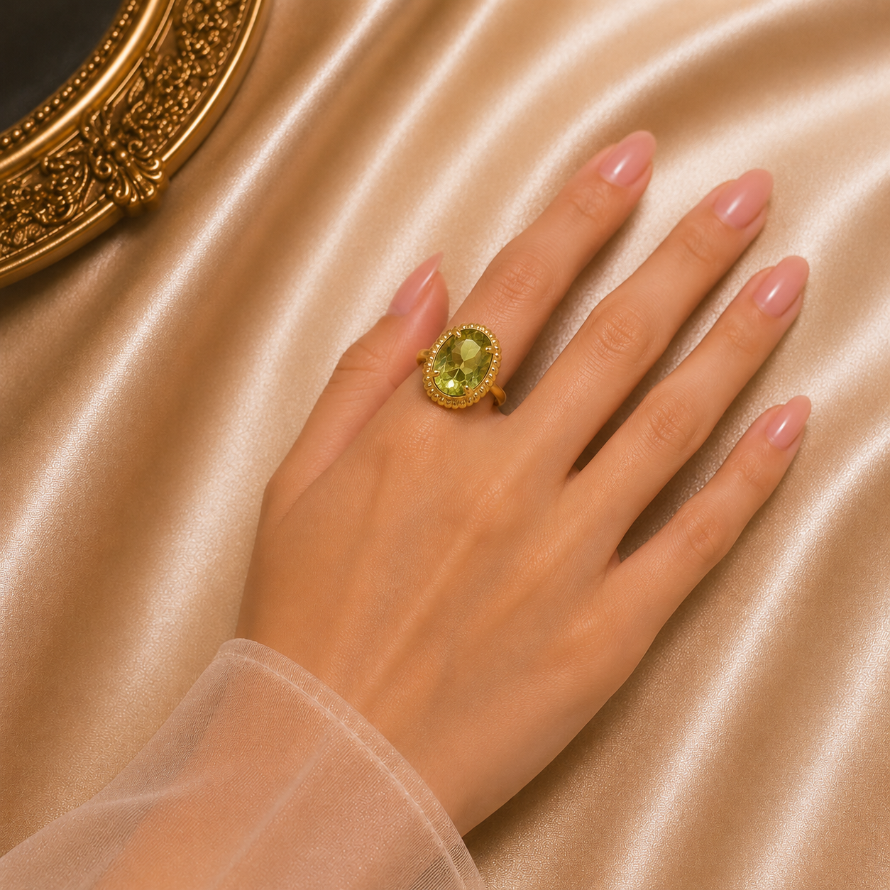 Yellow Topaz Ring