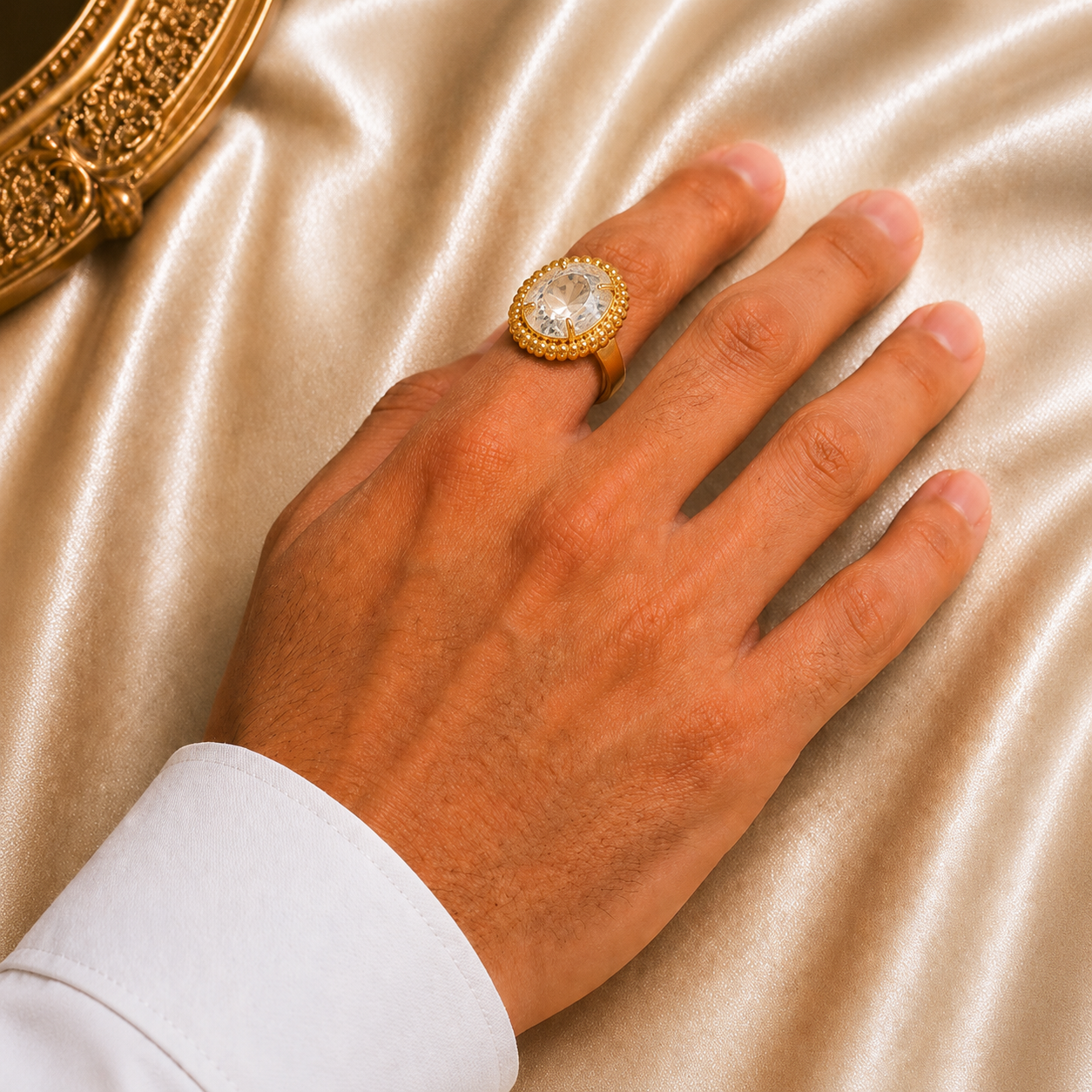 White Topaz Ring