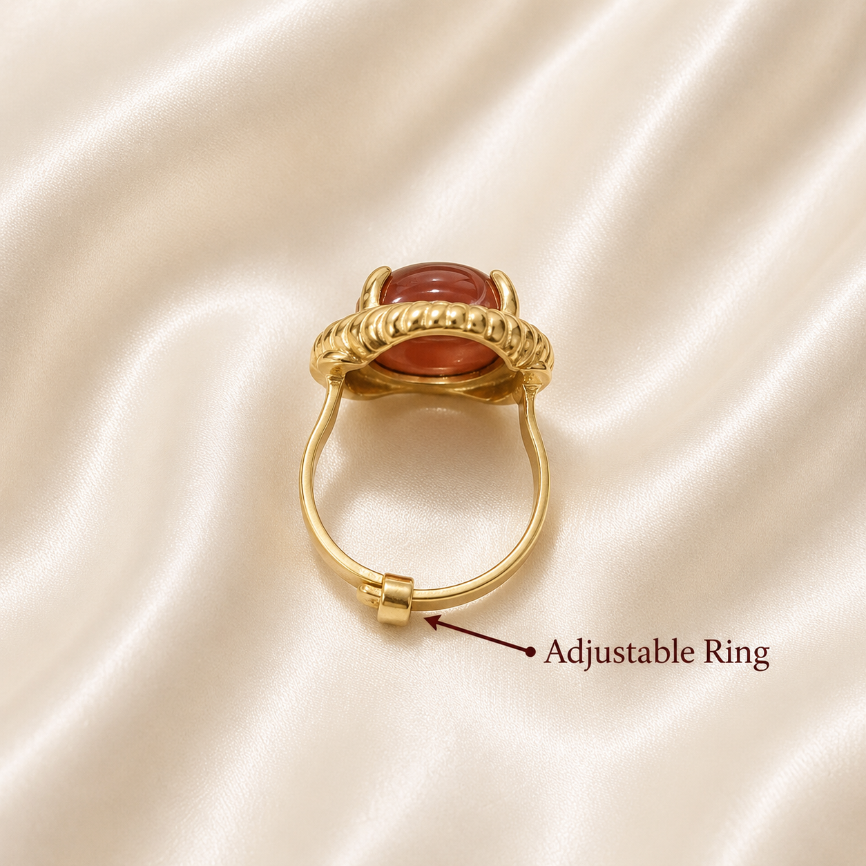 Hessonite Ring